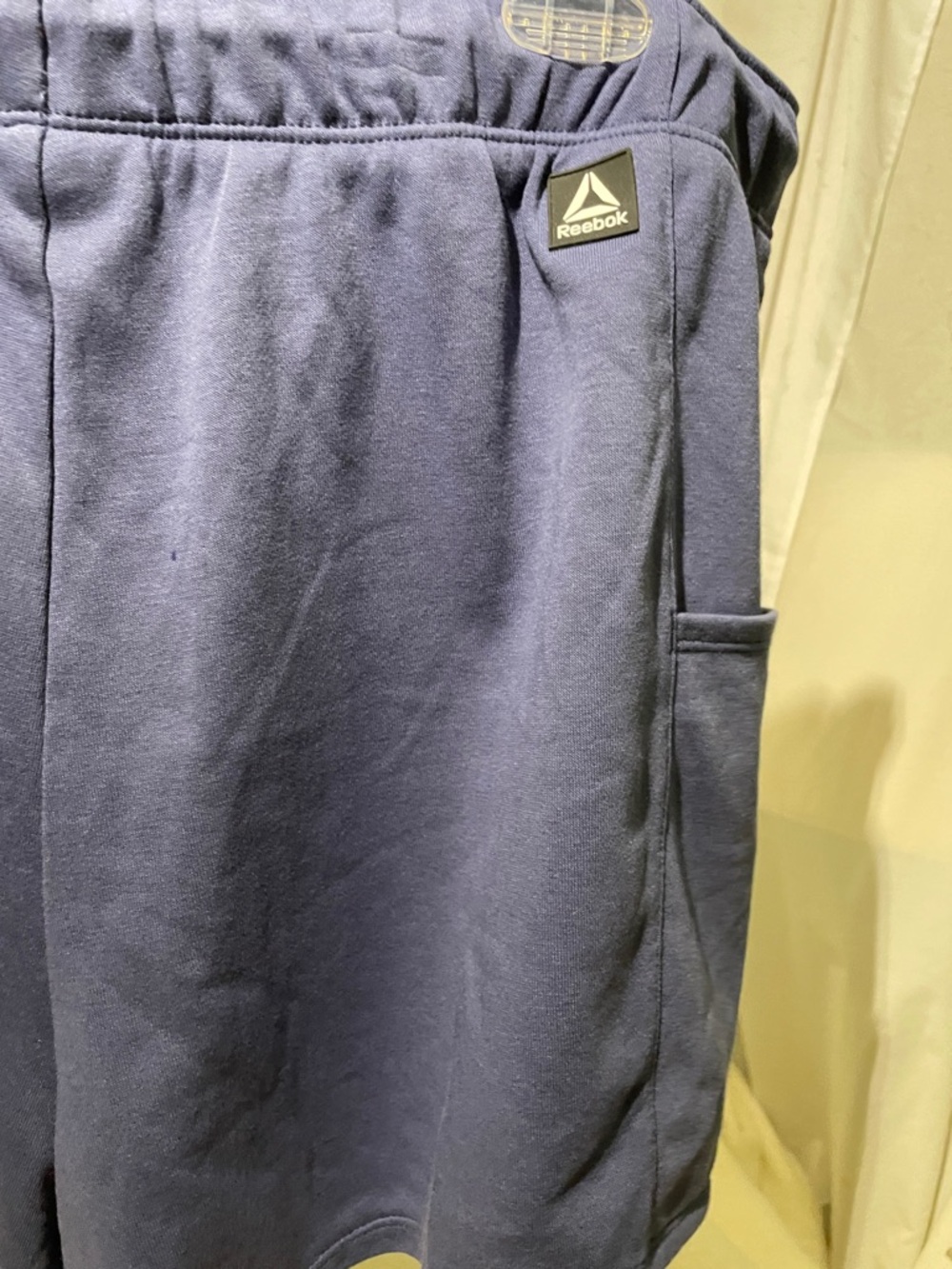 NEW 🆕 Reebok Mens/Unisex Blue Athletic Shorts with Drawstring - Picture 8 of 16